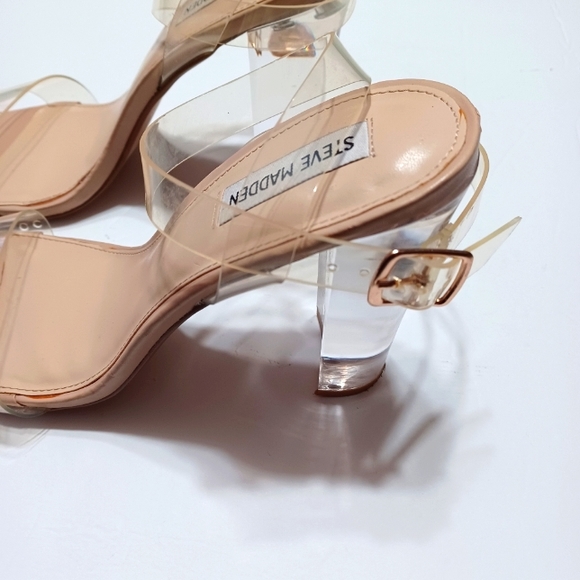 Steve Madden Clear Heels - Picture 6 of 7